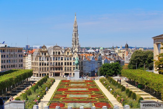 Picture of Brussels center on a sunny day